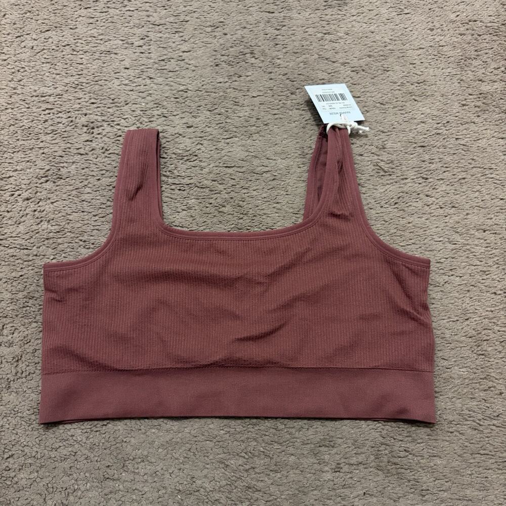 Harper Wilde Lounge Bralette Clay Size 3XL Ribbed